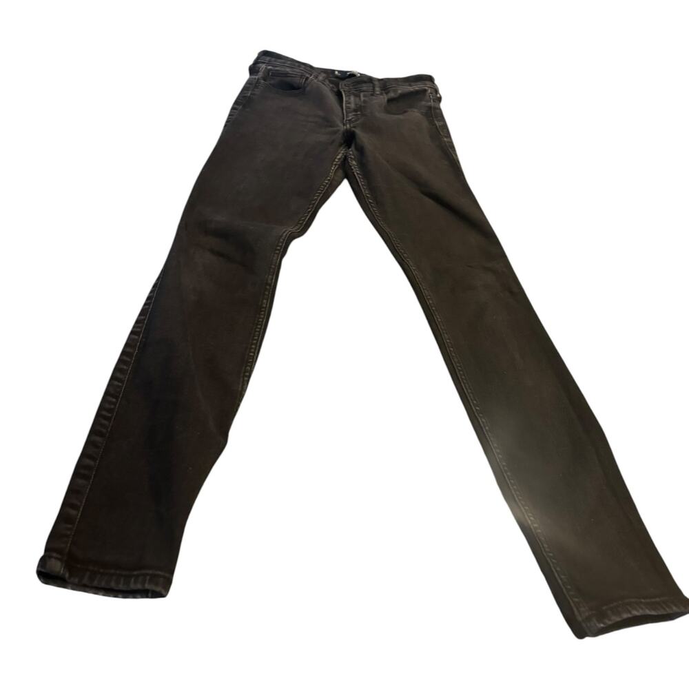 Hollister Black Mid-Rise Super Skinny Jeans Size W26 L 30